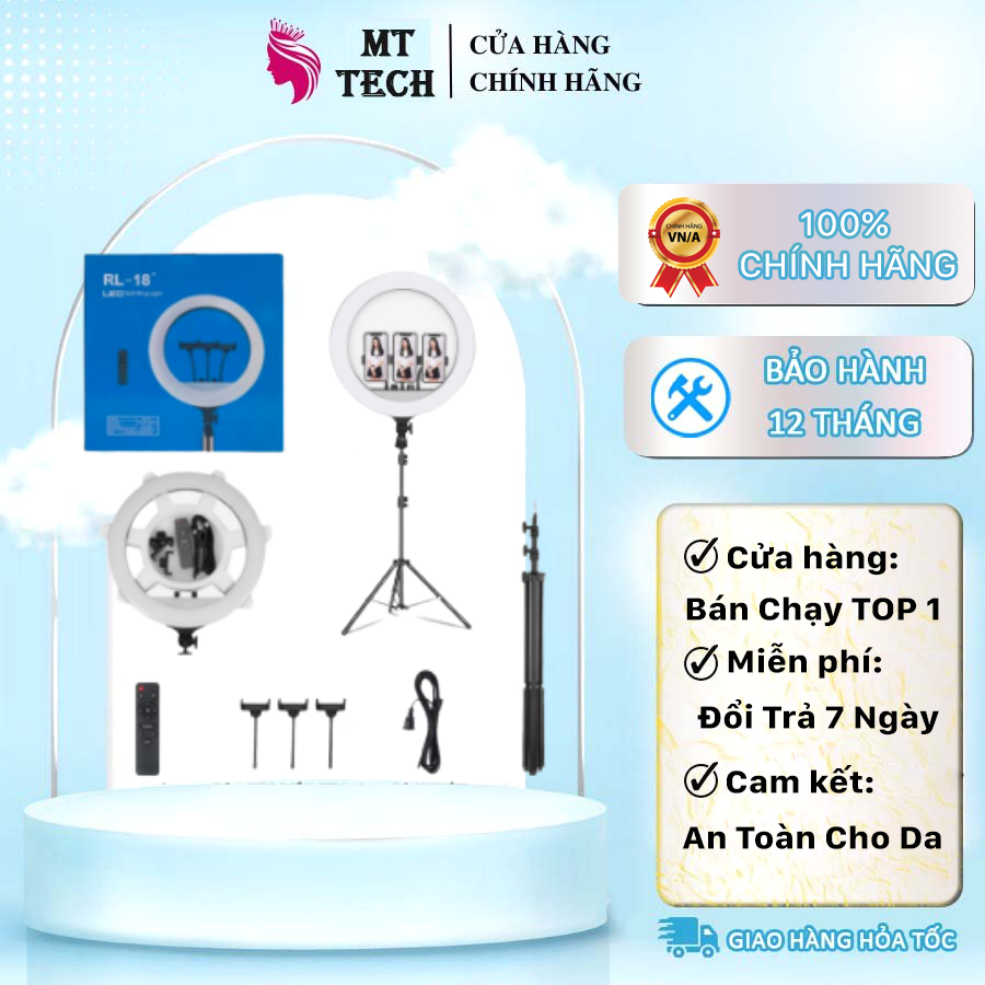 Đèn Livestrem Dùng Cho Mọi Người Bán Hàng Livestream Dùng Cho Phun Xăm Tato, Spa Thẩm Mỹ Viện.