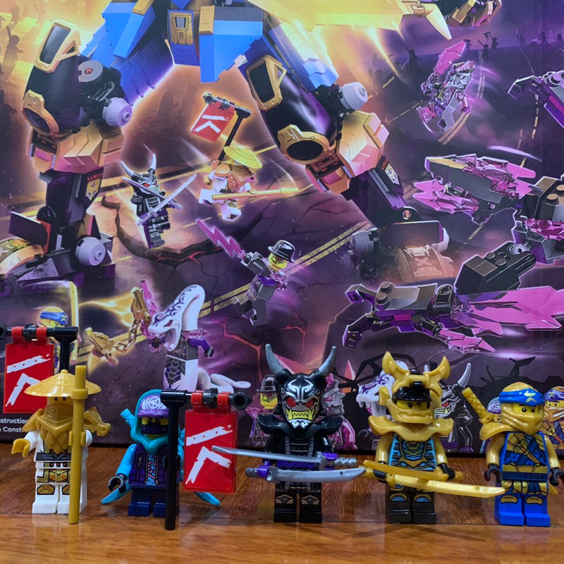 Mô hình lắp ráp Ninjago Lepi 7015 71775 Samurai X Mech - Đồ chơi xếp hình Ninja City Robot samurai X của Nya