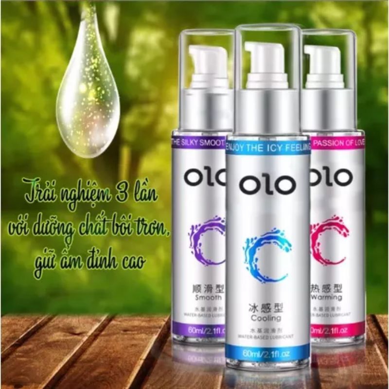 Gel bôi trơn OLO gel kéo dài thời gian quan hệ bôi trơn tăng khoái cảm cho nam và nữ hàng chính hãng