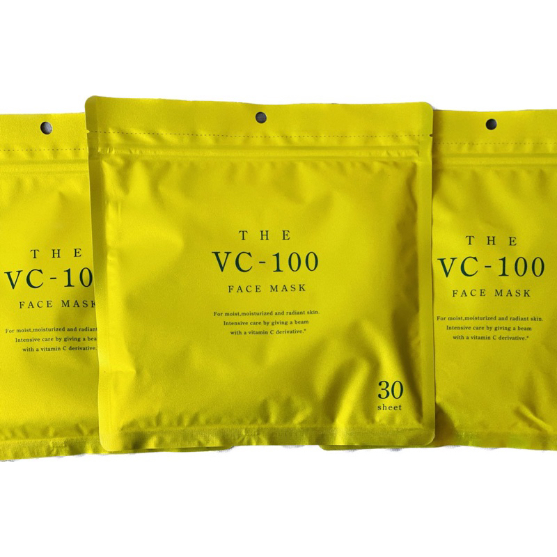 Mặt nạ cao cấp VC - 100 giàu vitamin C - 30 miếng