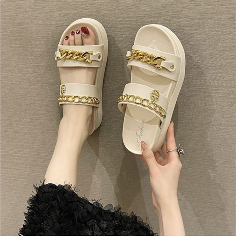 DÉP NỮ BÁNH MỲ 2 QUAY XÍCH ĐẾ CAO 5P SIÊU ÊM ĐI NƯỚC THOẢI MÁI