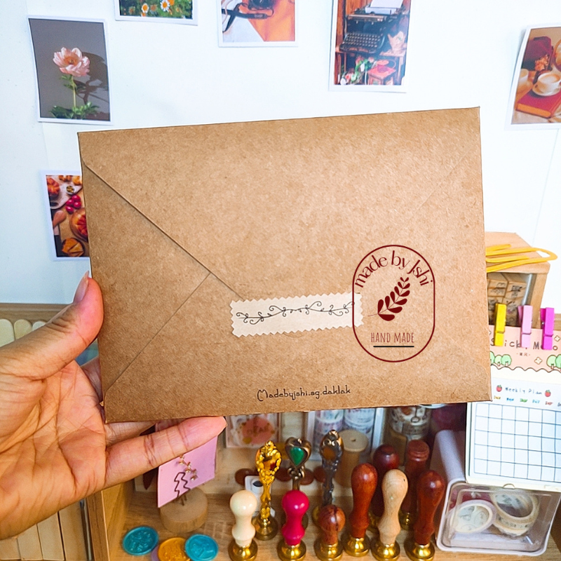 Thiệp giấy kraft vintage 07