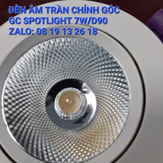 Đèn Rọi Âm Trần COB Chỉnh Góc GC LED Chiếu Rọi, Xoay Góc, mã GC XG1