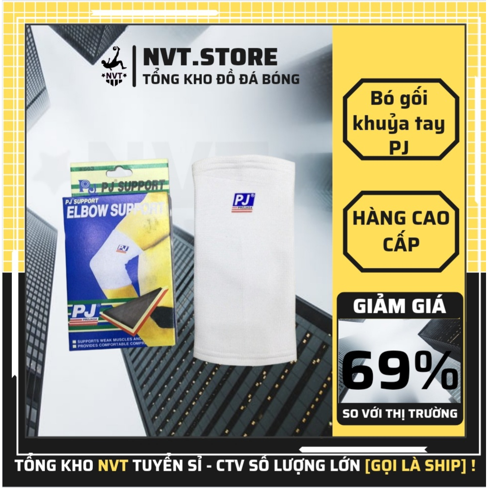 Bó khuỷu tay PJ co giãn 4 chiều dành cho người lớn, băng 3 màu bó sát ôm tay khi tập luyện giá rẻ - NVT.store.vn