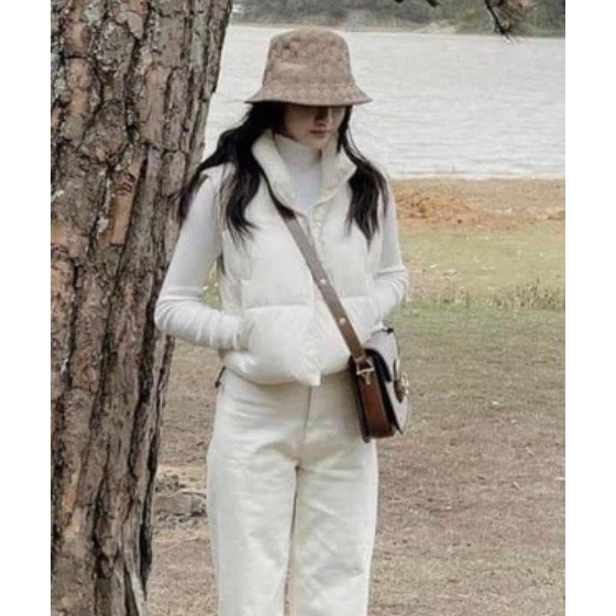 Mũ bucket thời trang GC05 Unisex cực hot nam nữ- GU THÊU NỔI ĐÔI VIỀN DA CAO CẤP