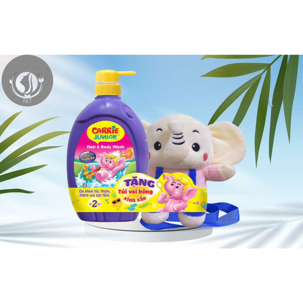 Sữa Tắm Gội Cho Bé Carrie Junior 700g (Gấu Giao Loại Ngẫu Nhiên)