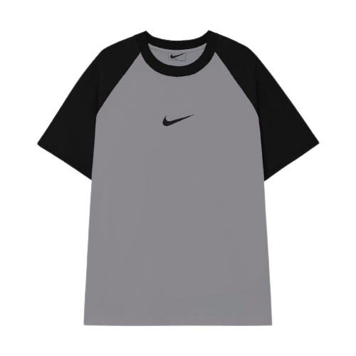 Áo thun Raglan Nike phối tay unisex thời trang basic tee phông trơn nam nữ tay lỡ oversize form rộng Loix