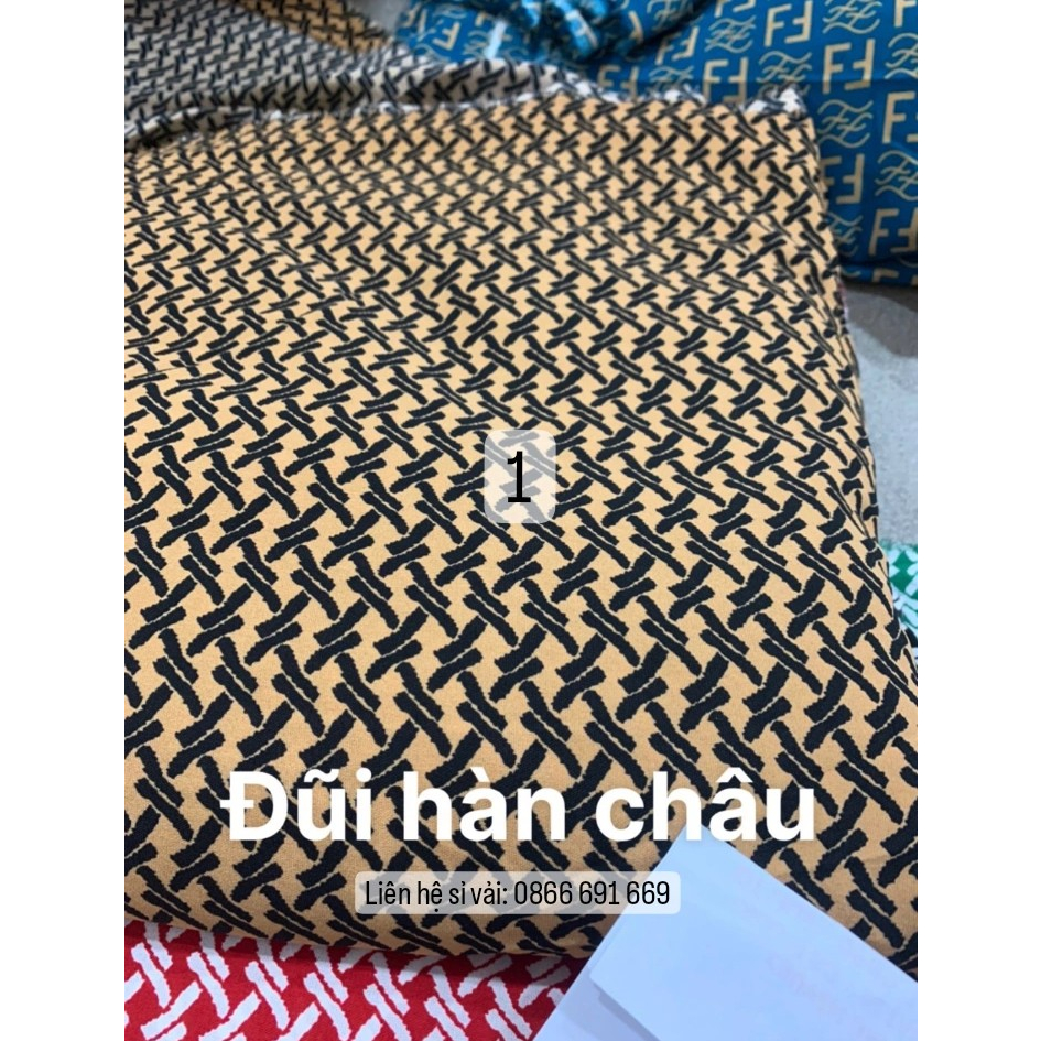 Vải Đũi Hàn Châu chất mát, co dãn, vải may mặc chuyên may áo, may bộ đồ, may đầm váy khổ ngang 1m50 CLIDSTORE 004