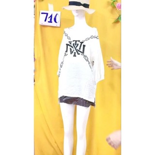 áo sơmi dáng dài size M/L. S710