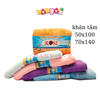 Khăn Tắm Trẻ Em Rose Khăn Choàng Ủ Cho Bé Sợi Lông Siêu Mềm Cao Cấp An Toàn Cho Bé