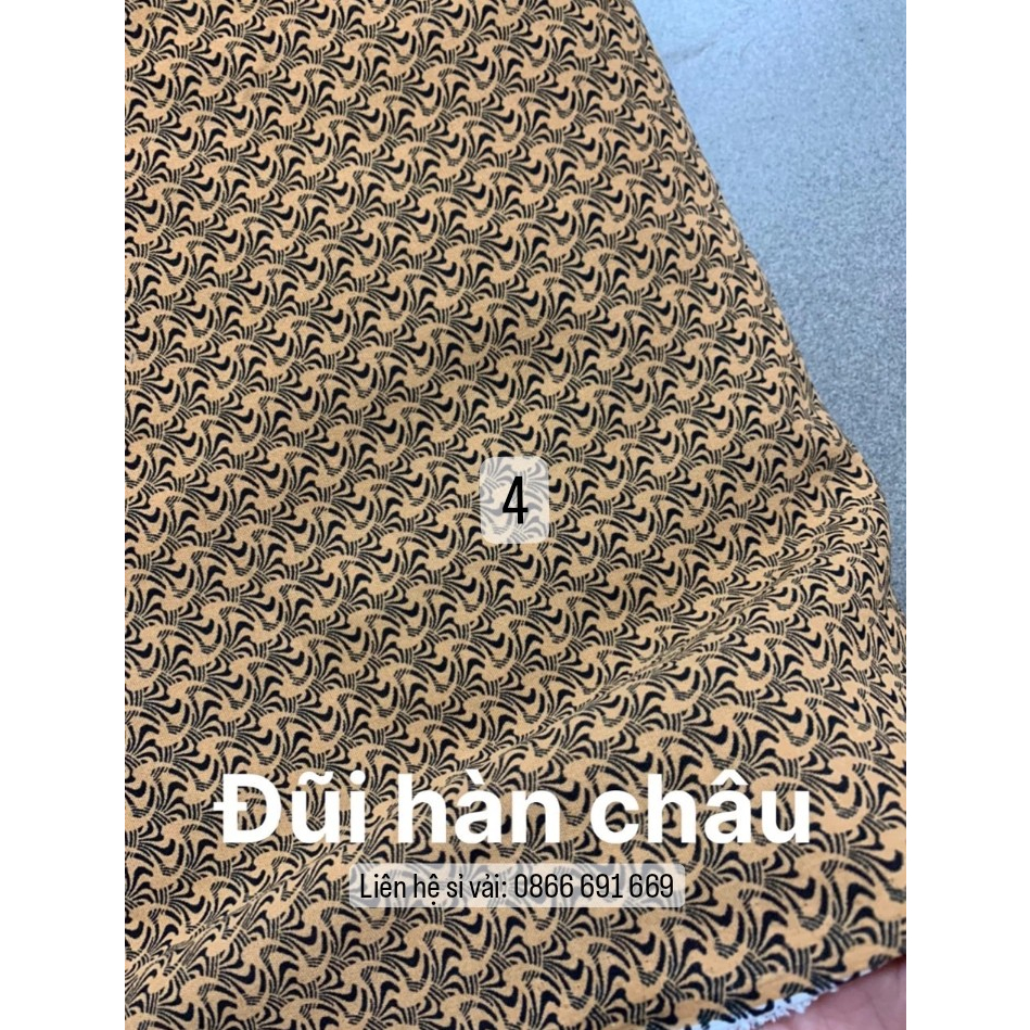 Vải Đũi Hàn Châu chất mát, co dãn, vải may mặc chuyên may áo, may bộ đồ, may đầm váy khổ ngang 1m50 CLIDSTORE 007