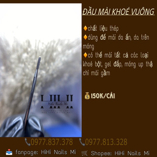 Đầu mài khoé vuông