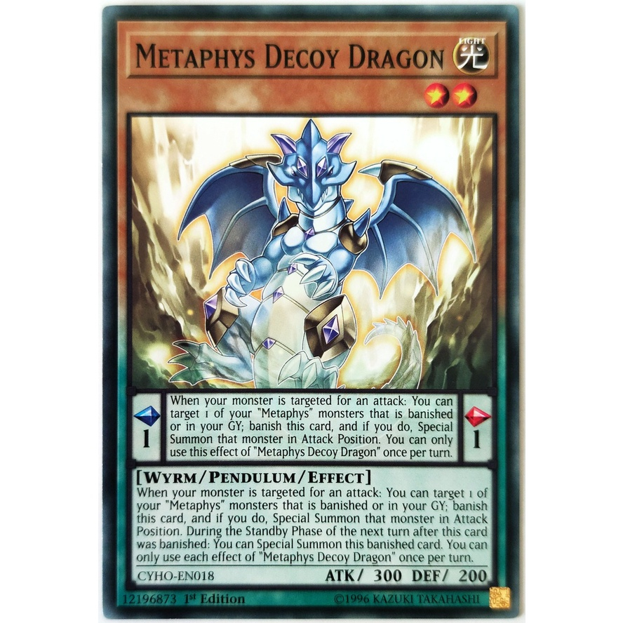[Thẻ Yugioh] Metaphys Decoy Dragon |EN| Common