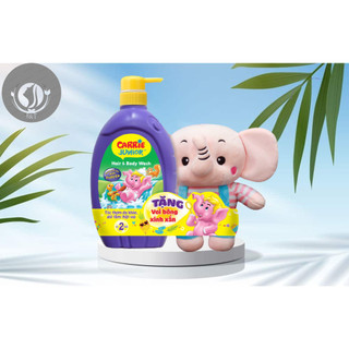 [Tặng Voi Bông] Sữa Tắm Gội Cho Bé Carrie Junior Nho 700g (Voi Tặng Màu Ngẫu Nhiên)