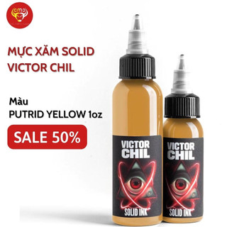 Mực xăm Solid Ink của Vitor Chil màu Putrid Yellow - CMC Tattoo Supply