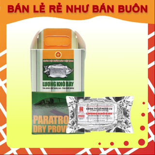 Lương khô bay gói 100g, lương khô năm sao gói 70g, lương khô quân đội 900 gói 200g