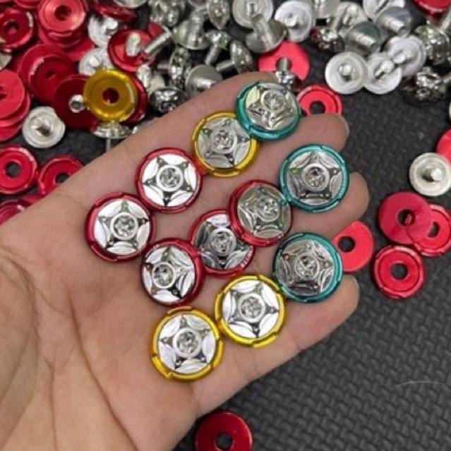 Combo 5 Ốc Salaya 304 Kèm Long Đen Kitaco Lắp đặt Baga Và Cánh Yếm Dưới Cực Đẹp.