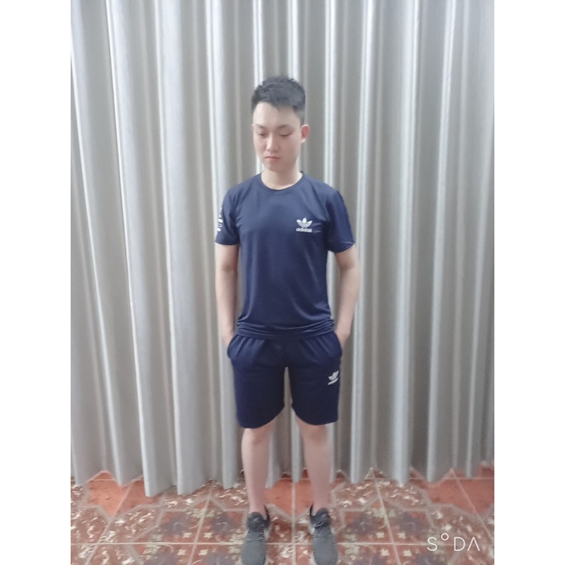 Bộ thể thao nam chất vải thun thông hơi thoáng mát B22