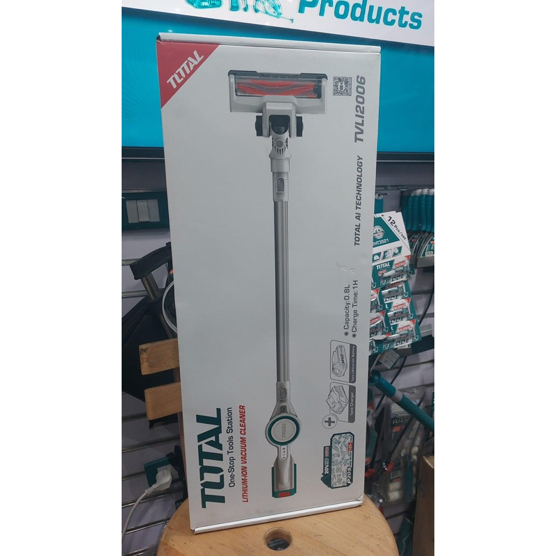 TOTAL Máy hút bụi 0.8L dùng pin 20V TVLI2006
