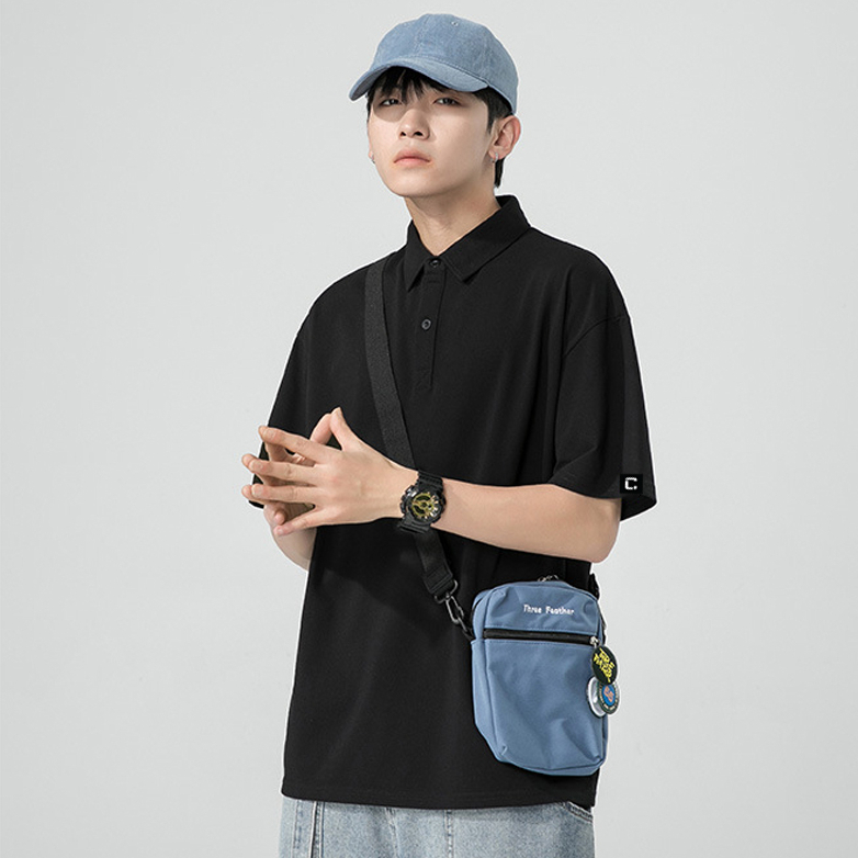 Áo Polo Local Brand Unisex LUCID Basic Nam Nữ Tay Lỡ From Rộng Chất Cotton