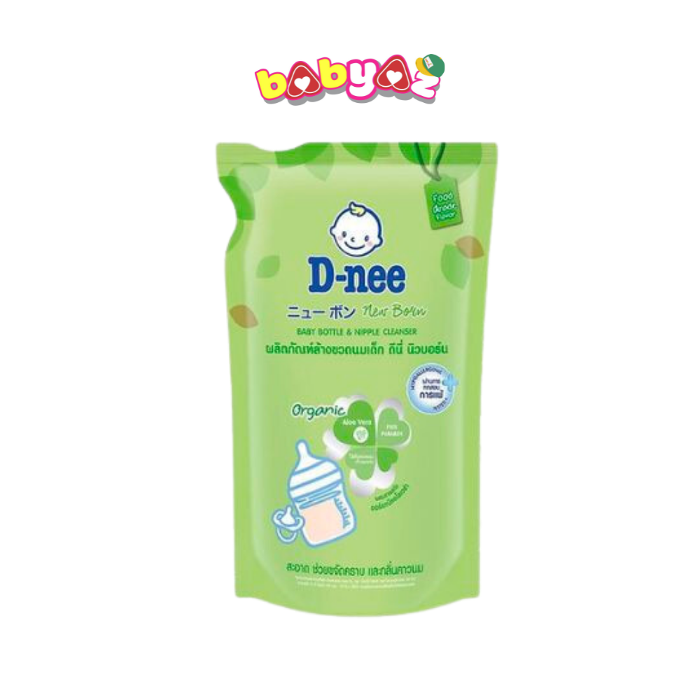 Nước Rửa Bình Sữa Dnee Bịch 600ml Nước Rửa Núm Vú Bình Sữa Trái Cây Organic