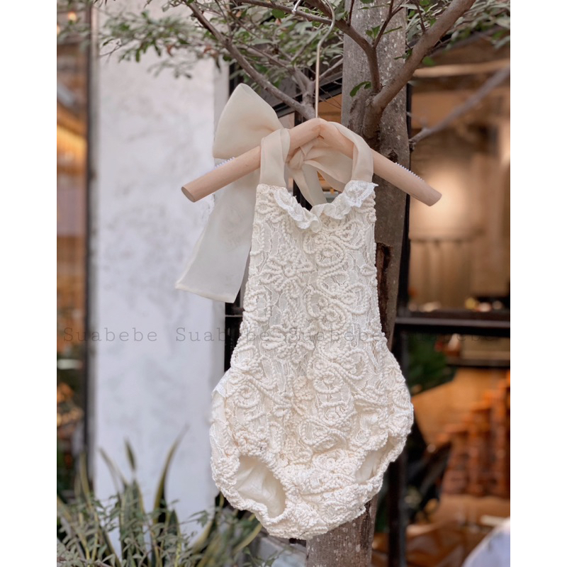 Suit ren hở lưng cho bé gái hàng thiết kế