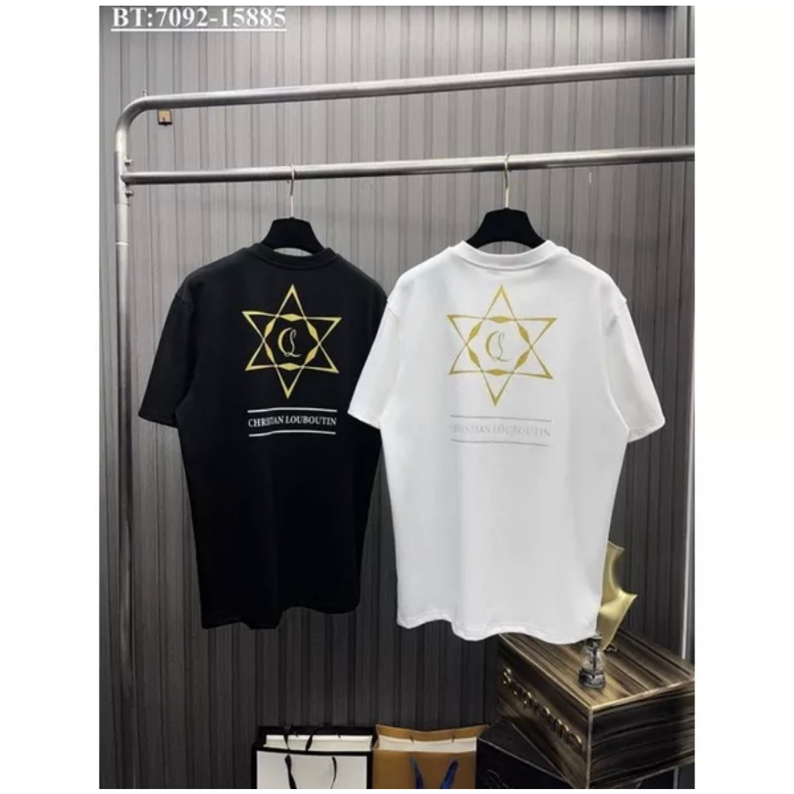 Áo Phông LBT Full Box Kim Tuyến Đôi Pha Màu Môi Vàng Trắng - Siêu Phẩm Chào Hè 2023 - Chất Cotton Co Giãn 4c | BigBuy360 - bigbuy360.vn