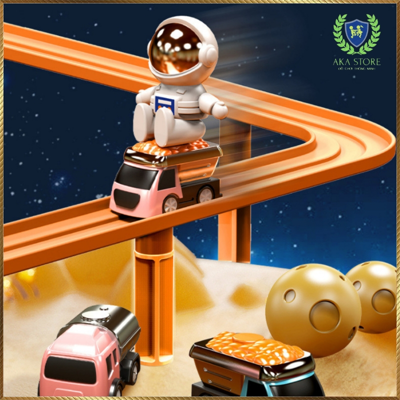 Đường đua vũ trụ không gian, quà tặng siêu xinh cho các Bé, chất liệu nhưa nguyên sinh ABS cao cấp