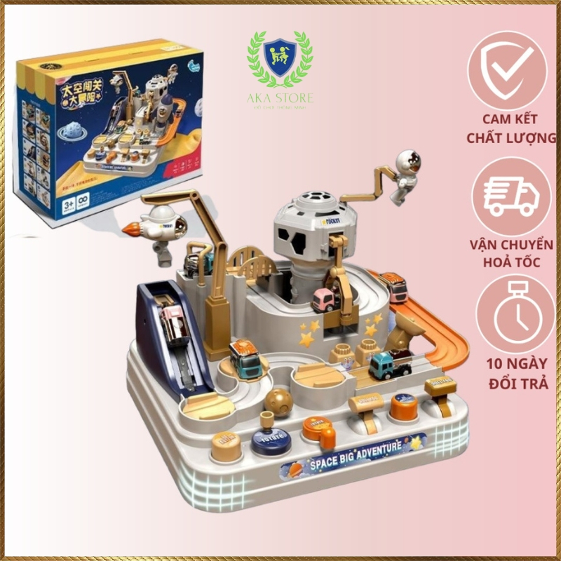 Đường đua vũ trụ không gian, quà tặng siêu xinh cho các Bé, chất liệu nhưa nguyên sinh ABS cao cấp