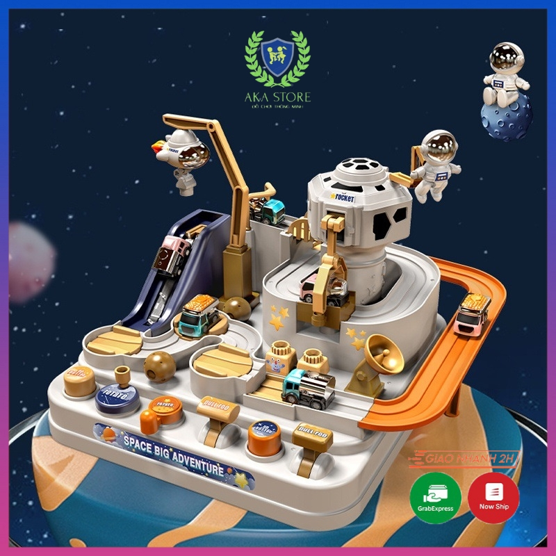 Đường đua vũ trụ không gian, quà tặng siêu xinh cho các Bé, chất liệu nhưa nguyên sinh ABS cao cấp