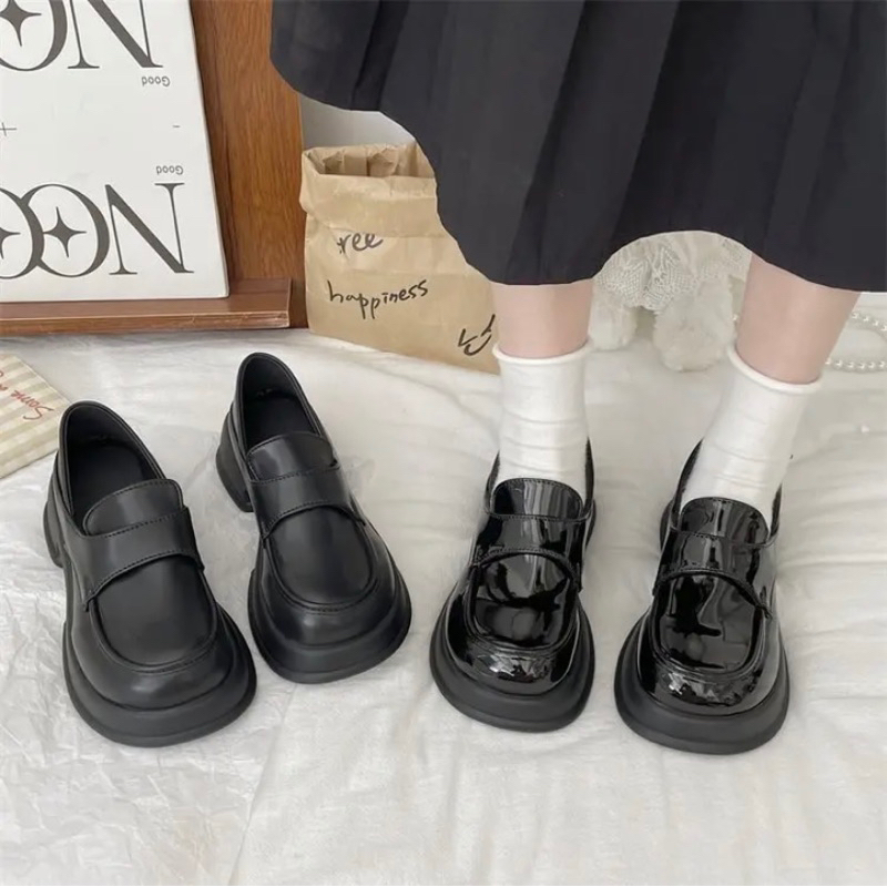 Giày oxford nữ đế cao 5cm ulzzang bigsize hàn quốc Haniva GD019