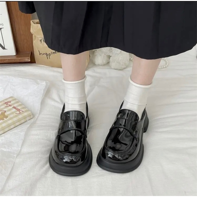 Giày oxford nữ đế cao 5cm ulzzang bigsize hàn quốc Haniva GD019