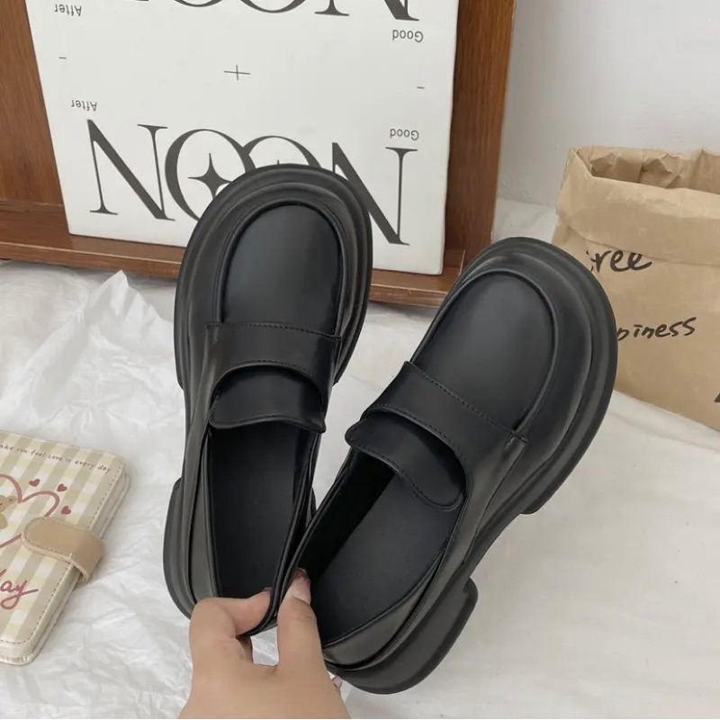 Giày oxford nữ đế cao 5cm ulzzang bigsize hàn quốc Haniva GD019