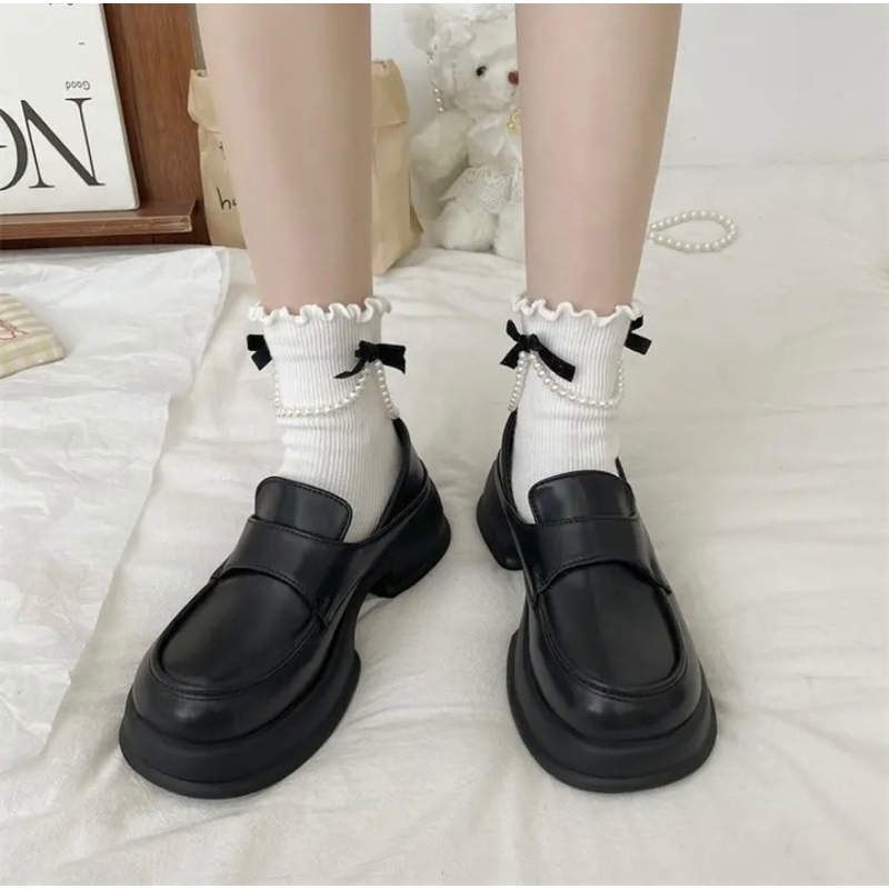 Giày oxford nữ đế cao 5cm ulzzang bigsize hàn quốc Haniva GD019