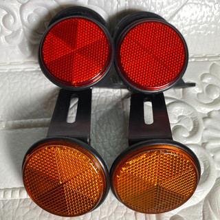 Bộ 2 mắt mèo phản quang gắn biển số xe máy