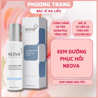 Chính hãng | kem dưỡng peptide đồng phục hồi da neova cu3 recovery lotion 100ml - bác sĩ phương trang