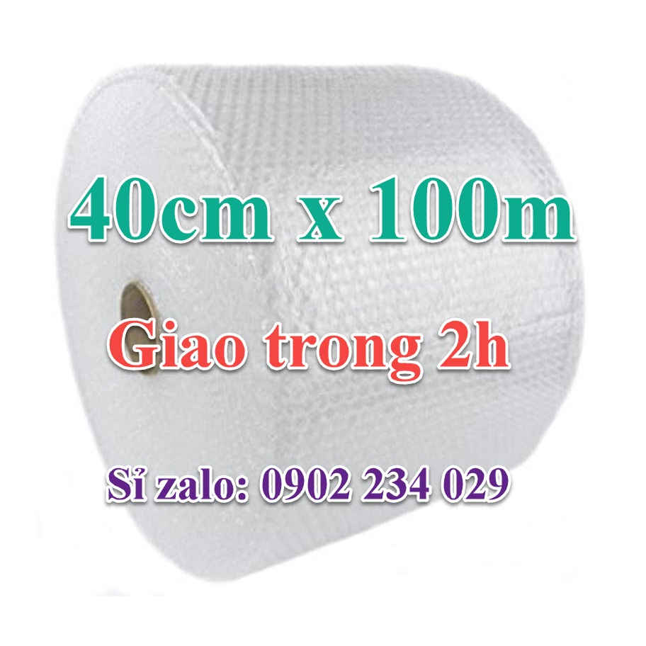 Cuộn Bong Bóng Khí Chống Sốc Gói Hàng Khổ 40cmx100m