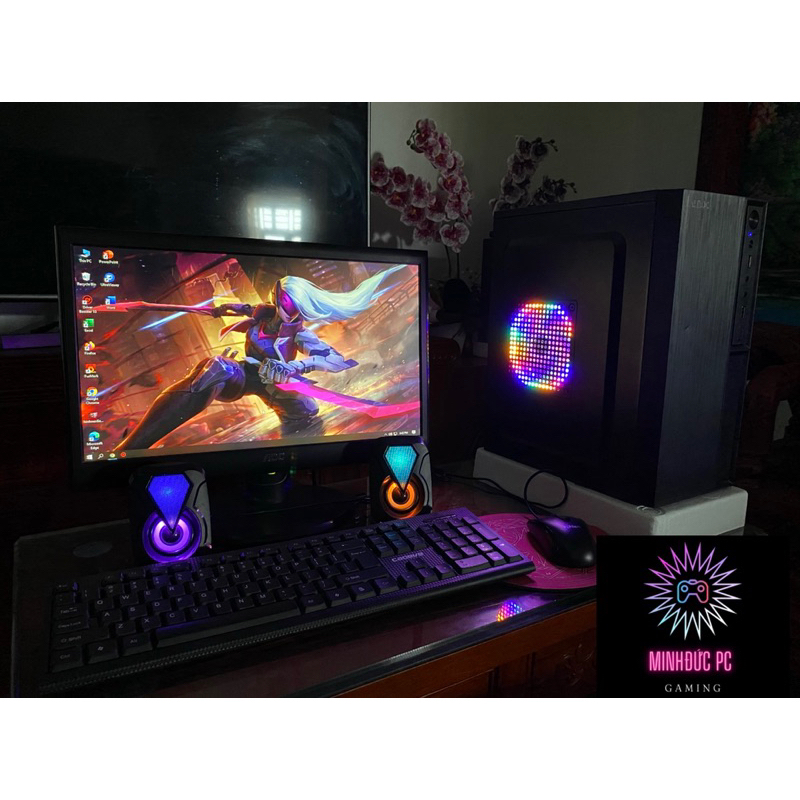 CASE PC CHƠI GAME NHẸ HOẶC VĂN PHÒNG MÁY TÍNH ĐỂ BÀN CORE I5 CHƠI LOL FIFA PUBG. Pc gaming full bộ