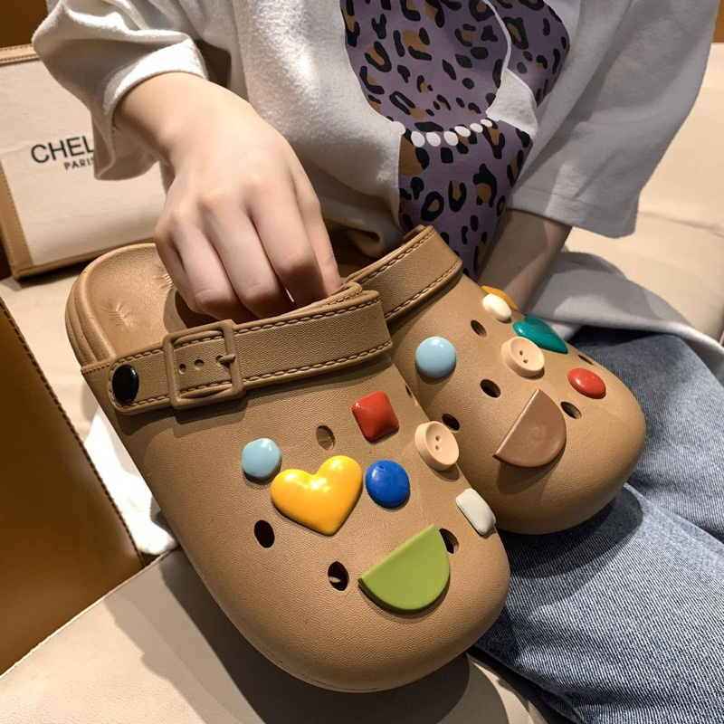 Dép crocs nút. chuẩn hãng Xixitiao