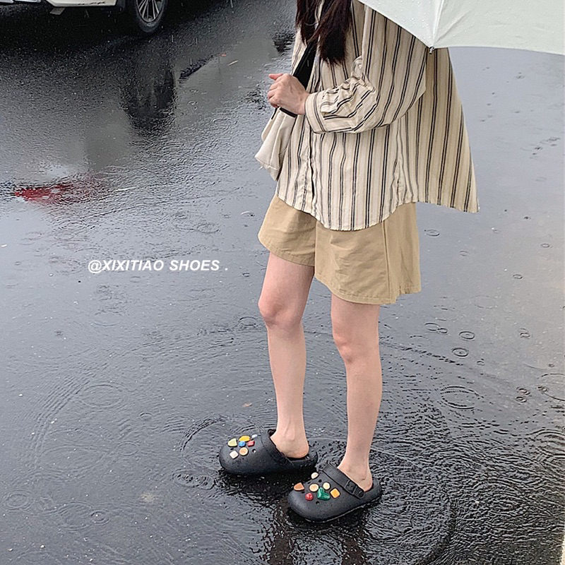 Dép crocs nút. chuẩn hãng Xixitiao