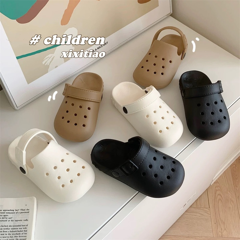 Crocs trơn cho bé . hàng chuẩn hãng Xixitiao