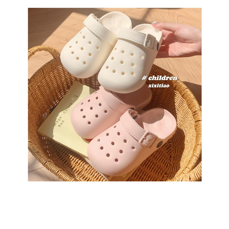 Crocs trơn cho bé . hàng chuẩn hãng Xixitiao