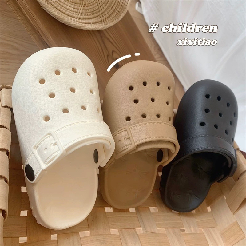 Crocs trơn cho bé . hàng chuẩn hãng Xixitiao