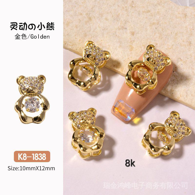 Set charm nail 100v 150k trang trí móng