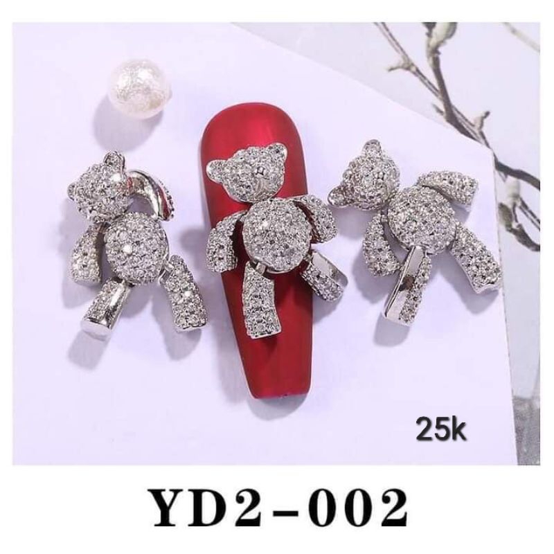 Set charm nail 100v 150k trang trí móng