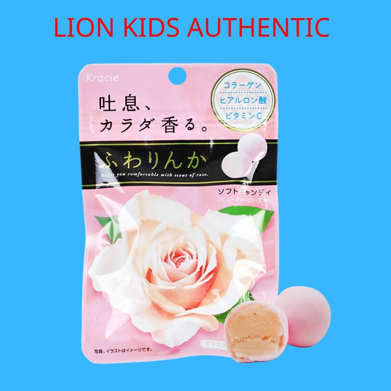 Kẹo hoa hồng thơm cơ thể hoa hồng Kracie 12 viên Nhật Bản