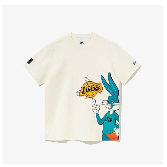 [CHÍNH HÃNG] Áo thun NEW ERA Chính Hãng, Space Jam 2 Dunk Bunny Chicago Bulls Cream *13053408 * BUNN
