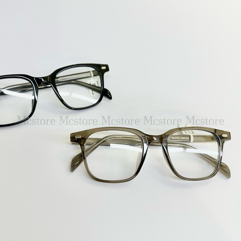 Gọng mắt kính MCSTORE dáng vuông basic lõi thép cao cấp