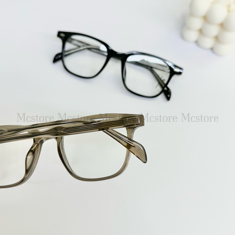 Gọng mắt kính MCSTORE dáng vuông basic lõi thép cao cấp