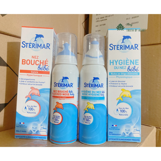 [Hàng Pháp] Xịt muối biển Sterimar cá heo 100ml